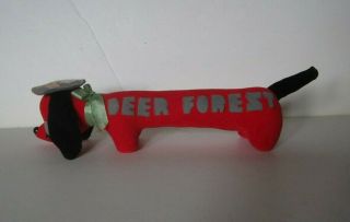 Vintage Dream Pets R.  Dankin & Co Red Weiner Dachshund Dog Deer Forest
