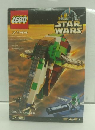 Lego Star Wars 7144 Slave 1 (7144) Mib Boxed Year 2000