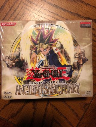 Factory English Yu - Gi - Oh Ancient Sanctuary Unlimited Booster Box