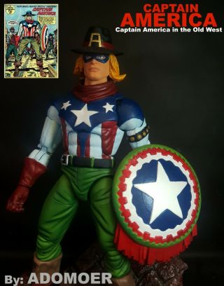 Custom Marvel Legends SOLDIER SUPREME & COWBOY CAP Custom by ADOMOER 6