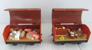 Thomas & Friends Trackmaster See Inside Livestock & Chicken Cars 2011 Mattel
