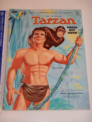 1967 Edgar Rice Burroughs Tarzan Press - Out Book