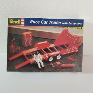 Revell Race Car Trailer With Equipment 1/24 Scale Plastic Model Kit 85 - 2993
