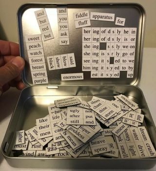 Magnetic Words For Sentences Refrigerator Write Poems And Phrases