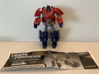Transformers Generations Cybertronian Optimus Prime Missing Gun Piece.