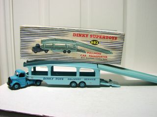 Dinky Toys 982 Pullmore Car Transporter Hauler 994 Ramp W/orig.  Box