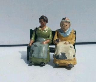 2 Woman Sitting On Bench Britains Timpo Johillco Crescent