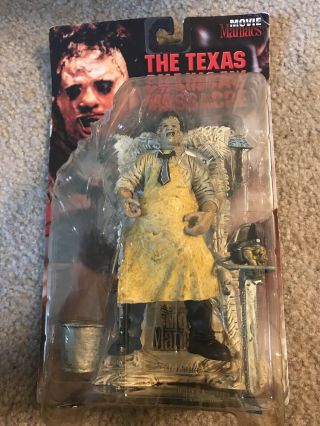 Mcfarlane Toys Leatherface The Texas Chainsaw Massacre Movie Maniacs Action.