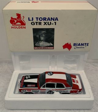 Biante 1:18 Holden Lj Torana Gtr Xu - 1 1972 Bathurst Winner 28c Peter Brock Rare