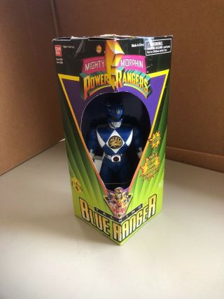 Mighty Morphin Power Rangers Blue Talking Ranger 8 Inch Factory 1995