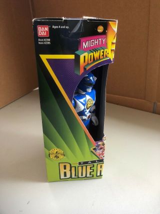 Mighty Morphin Power Rangers Blue Talking Ranger 8 Inch Factory 1995 2