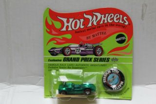 1968 Hot Wheels Redline Chaparral 2g In Blister Pack (green)