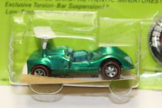 1968 Hot Wheels Redline Chaparral 2G In Blister Pack (Green) 2