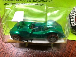 1968 Hot Wheels Redline Chaparral 2G In Blister Pack (Green) 4