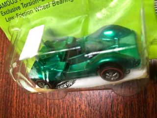 1968 Hot Wheels Redline Chaparral 2G In Blister Pack (Green) 6
