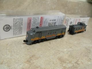 N Scale Micro - Trains,  Smokey Bear Forest Fire Prevention Locomotive,  A Unit 1944
