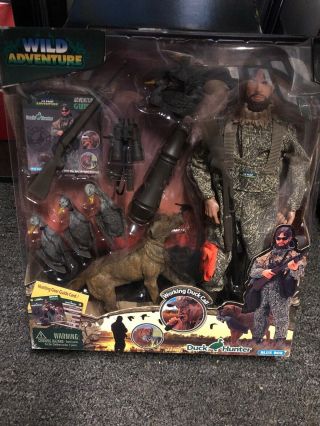 Wild Adventure Duck Hunter Deluxe Action Figure With Articulation & Life - Sized