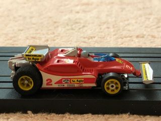 Vintage TYCO Michelin AGIP 2 Indy Formula 1 G Plus HO Slot Car 4