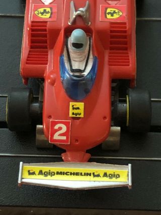 Vintage TYCO Michelin AGIP 2 Indy Formula 1 G Plus HO Slot Car 5