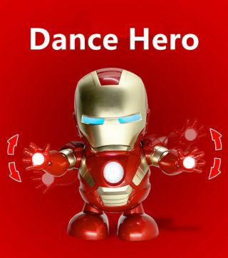 Marvel Iron Man Dance Tony Stark 7 " Avengers 1/10 Action Figure Birthday Gift