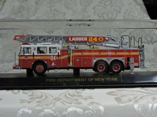 Code 3 Fdny Seagrave Ladder 24,  1:64 Scale