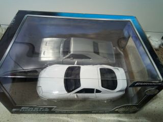 Fast And Furious 7 Movie Scene Limited Edition Brian Toyota Supra Dom Charger
