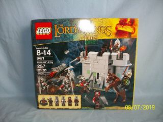 Lego Set 9471 Uruk - Hai Army Lord Of The Rings Lotr Castle Factory