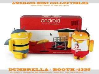 Android Mini Collectible 2015 Limited Ed.  - Lifeguard & Shark Diver by A.  Bell 3