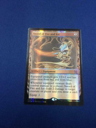 Mtg Sword Of Fire And Ice Foil Masterpiece Series : Kaladesh Invention Nm X1