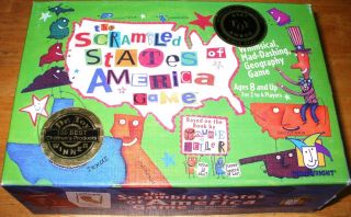 The Scrambled States Of America Game The Whimsical Mad Dashing Geography Game