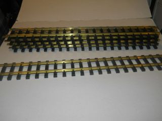 Usa Trains G Scale 24 Inch Straight Track Solid Brass Rail 11pieces
