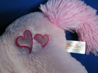 Dan Dee Pink Glitter Sparkle Plush Unicorn 19 