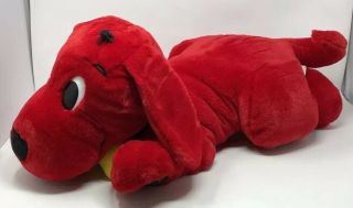 Large 24 " Clifford The Big Red Dog Plush Stuffed Animal Sound Barking Scholastic