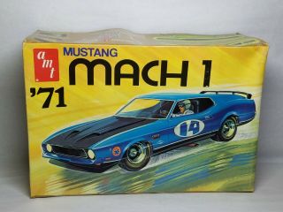 1/25 Amt 1971 Ford Mustang Mach 1 Unsealed Model Kit
