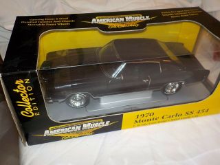 Ertl American Muscle 1970 Chevrolet Monte Carlo Ss 454 1:18 Diecast