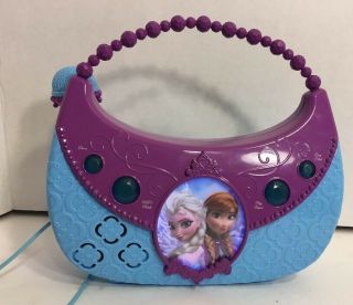 Mp3 Player Disney Frozen Anna & Elsa Singing Boombox With Microphone Tunes Music