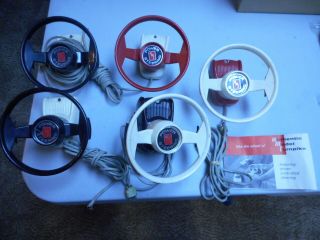 (5) Vintage Amt Slot Car Power Steering Control Controllers (see Picture)