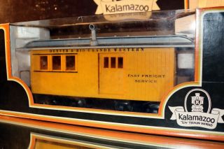 Kalamazoo Toy Train 4 - 4 - 0 D&RGW 11 Train Set & RUNNING 6