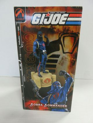 Gi Joe Cobra Commander 12 " Limited Resin Statue - Hasbro (2003)