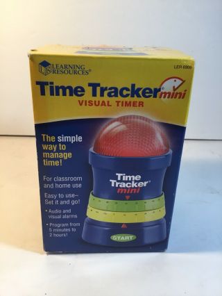 Learning Resources Time Tracker Mini Visual Timer Red /green Light Teaching Tool