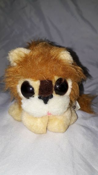 Vintage 1978 Russ Berrie & Co.  Peepers Plush Lion Stuffed Animal Toy Collectible