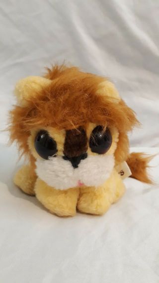 Vintage 1978 Russ Berrie & Co.  Peepers Plush Lion Stuffed Animal Toy Collectible 2