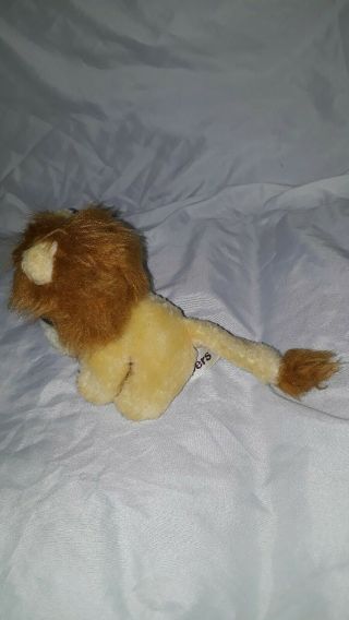 Vintage 1978 Russ Berrie & Co.  Peepers Plush Lion Stuffed Animal Toy Collectible 3