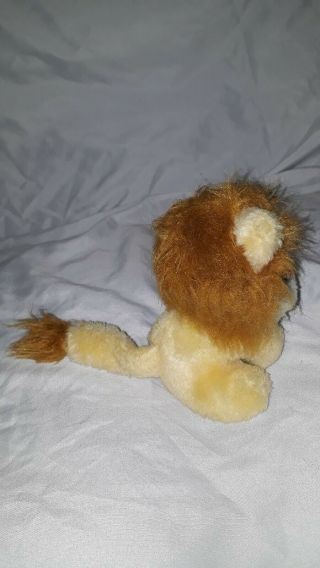 Vintage 1978 Russ Berrie & Co.  Peepers Plush Lion Stuffed Animal Toy Collectible 5