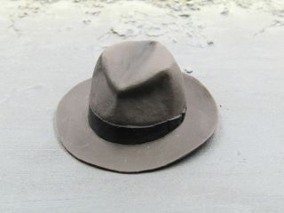 1/6 Scale Toy Indiana Jones Kingdom Of The Crystal Skull Brown Fedora Hat