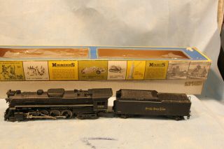 Ahm Rivarossi Ho 2 - 8 - 4 N.  Y.  C.  &st.  L.  Berkshire Locomotive And Tender