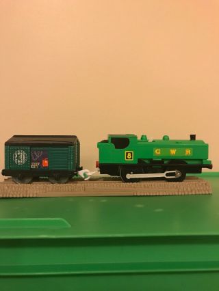 THOMAS Train Tomy Trackmaster Motorized Duck And Boxcar 3