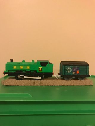 THOMAS Train Tomy Trackmaster Motorized Duck And Boxcar 4
