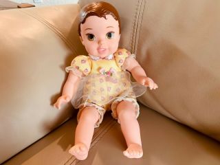 Disney Tollytots Baby My First Princess Belle Doll Beauty And The Beast 12 "
