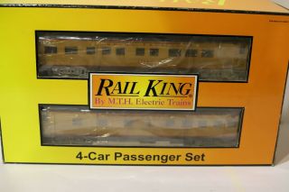 Rail King 4 - Car Passenger Set Item 30 - 6701 W